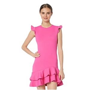 NWT Susana Monaco Sleeveless Ruffle Hem Dress